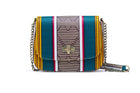 THEMBEKA | Teal Kente Style Ankara Crossbody Bag