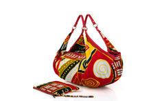 ZOLA | Red & Yellow Multicolour Ankara Hobo Bag