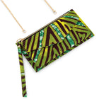 DEKA | Green Multicolour Ankara Wallet