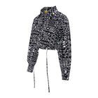 DIJE | Black & White Ankara Bolero Crop Jacket