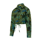 DIJE | Teal Green Ankara Bolero Crop Jacket