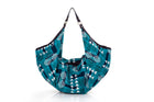 ZOLA | Blue & White Ankara Hobo Bag