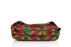 ZOLA | Burgundy & Teal Multicolour Ankara Hobo Bag