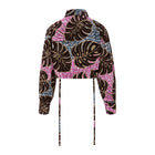 DIJE Tropical Pink Ankara Cropped Jacket