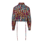 DIJE | Shimmery Purple Ankara Wax Bolero Crop Bolero Crop Jacket