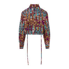 DIJE | Shimmery Purple Ankara Wax Bolero Crop Bolero Crop Jacket