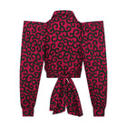 ZAHARA Fuscia Pink Ankara Crop Top