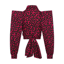 ZAHARA Fuscia Pink Ankara Crop Top