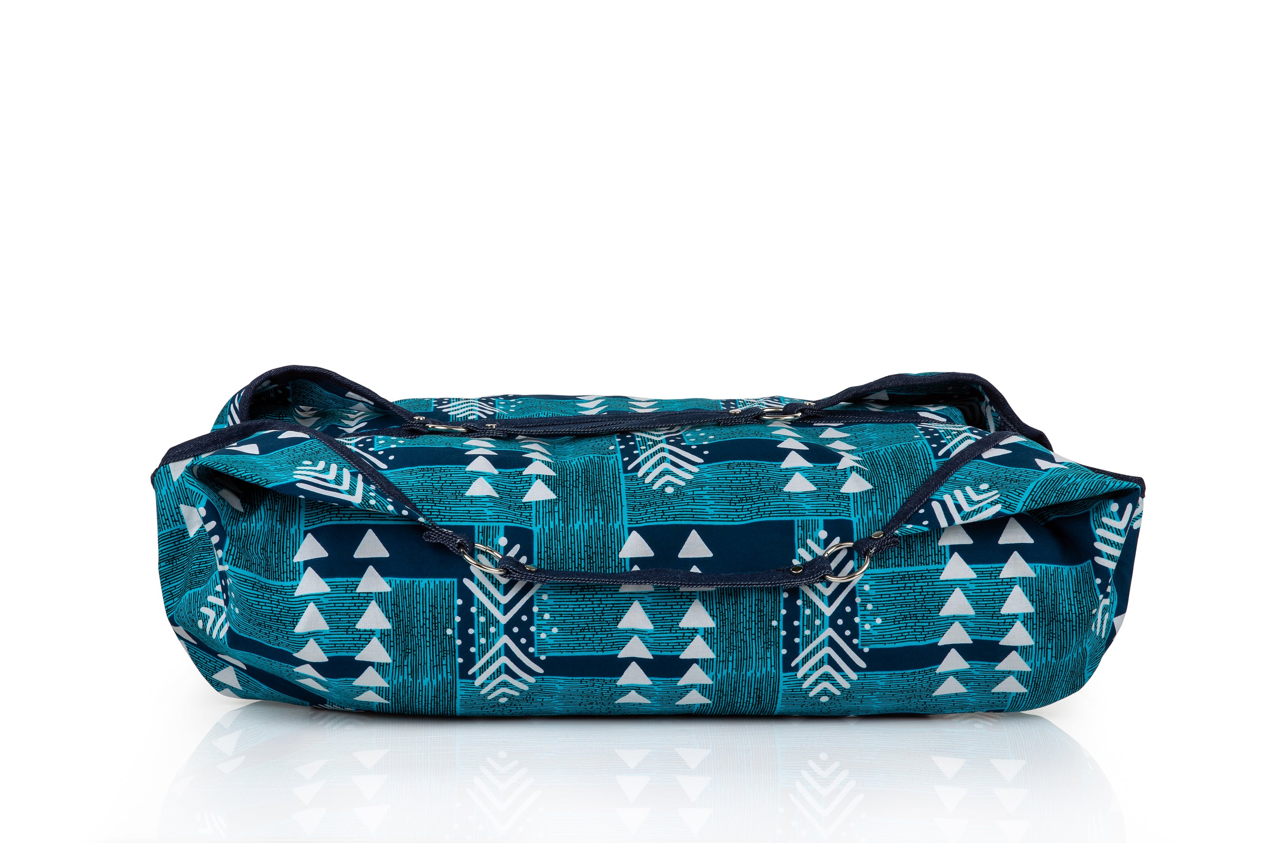 ZOLA | Blue & White Ankara Hobo Bag