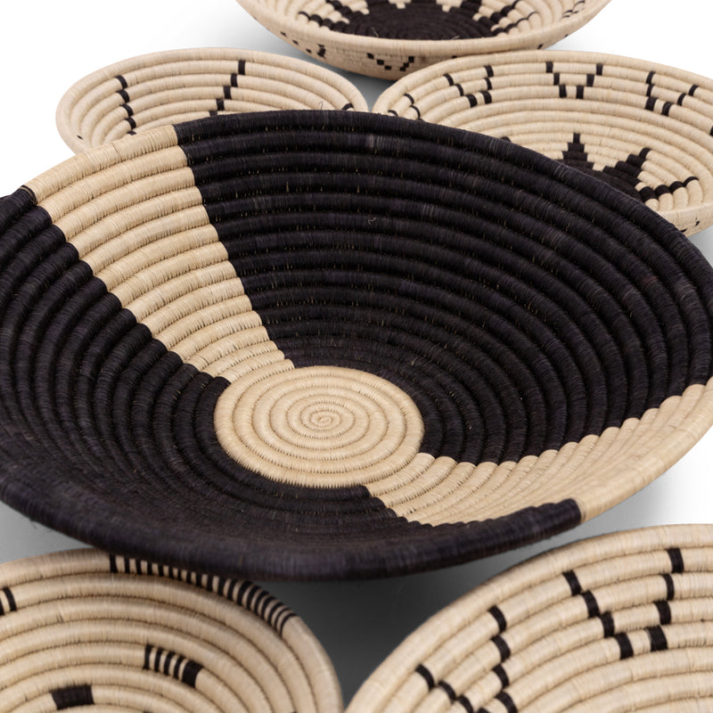 KEZA 7 Set Natural Wall Baskets