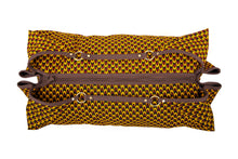 ZOLA | Black & Yellow Pineapple Print Ankara Hobo Bag