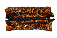 ZOLA | Black & Orange Ankara Hobo Bag