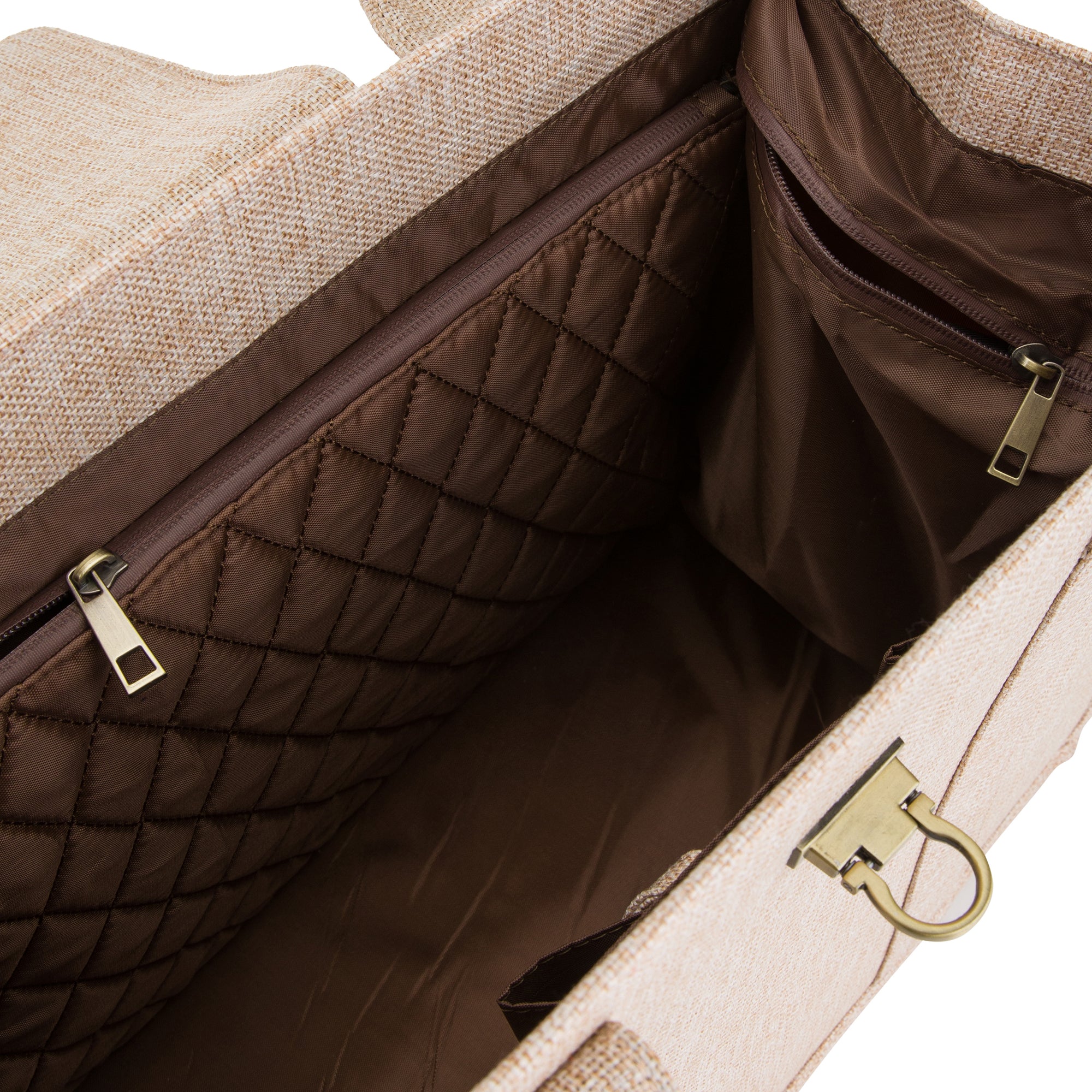 ZVESE | Creamy Beige Travel Tote Bag