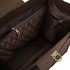 ZVESE | Dark Brown Travel Tote Bag