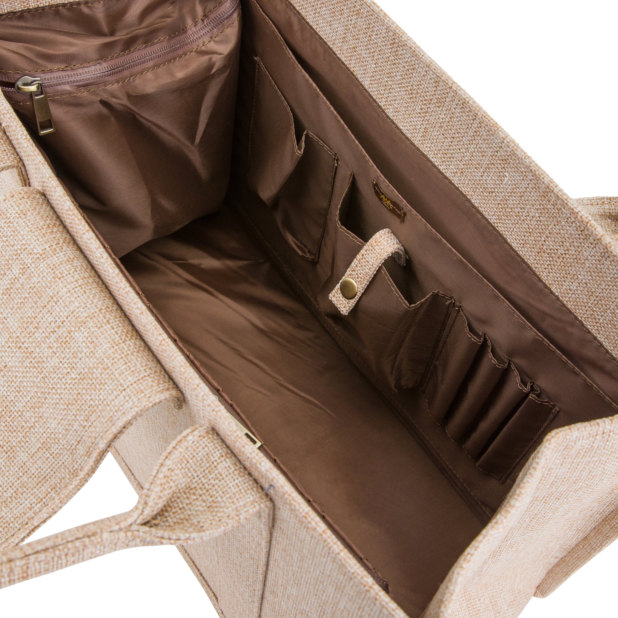 ZVESE | Creamy Beige Travel Tote Bag