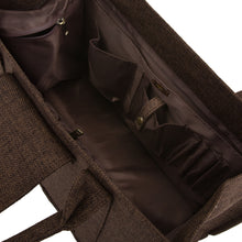 ZVESE | Dark Brown Travel Tote Bag