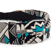 NANA | Black & Blue Ankara Alice Headband