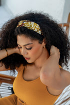 NANA | Golden Ankara Alice Headband