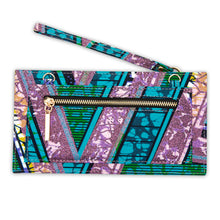 DEKA | Purple Multicolour Ankara Wallet