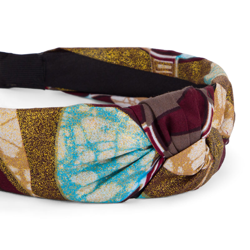 NANA | Brown Ankara Alice Headband