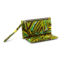 DEKA | Green Multicolour Ankara Wallet