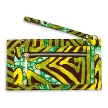 DEKA | Green Multicolour Ankara Wallet