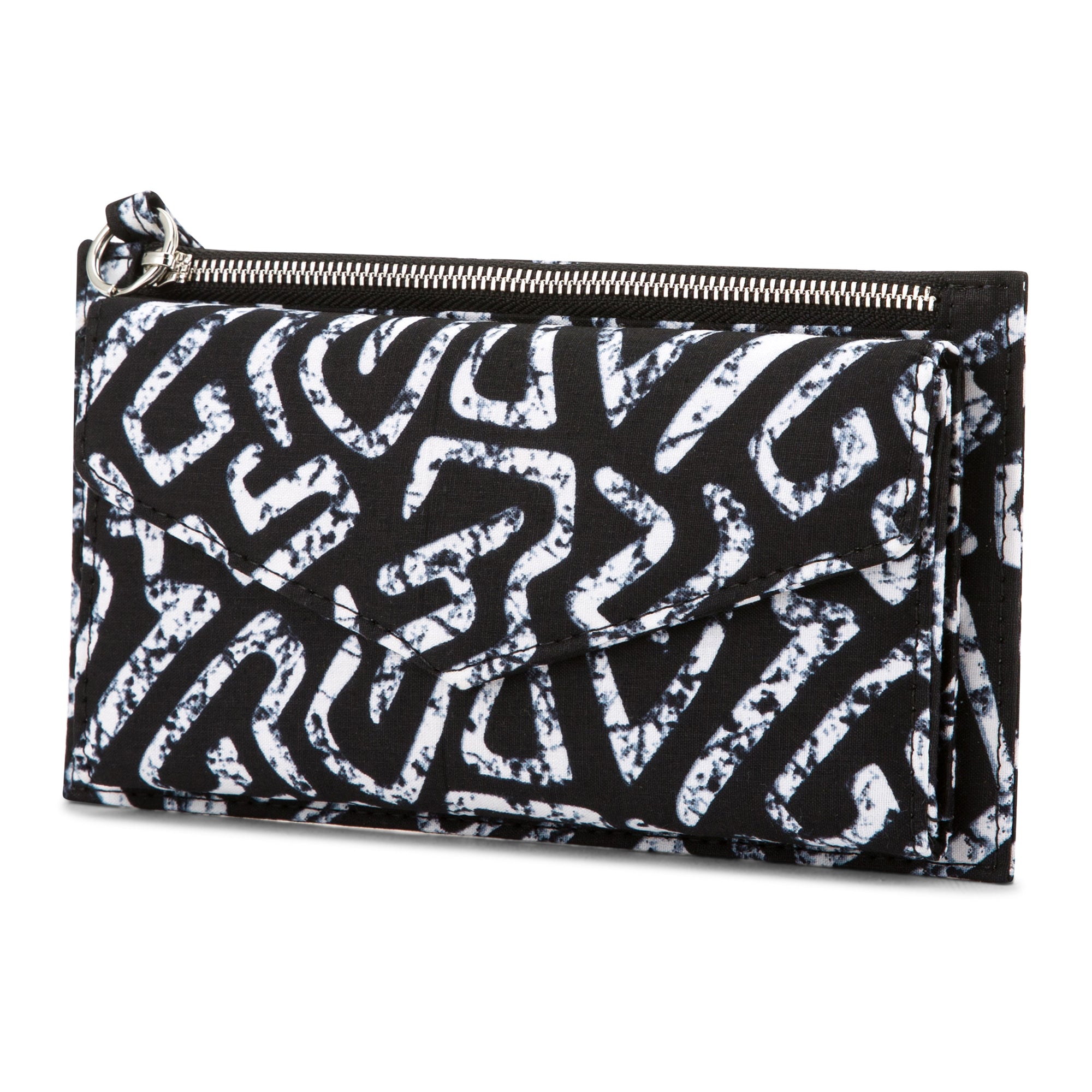 DEKA | Black & White Ankara Wallet