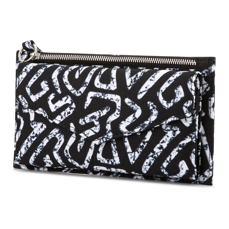 DEKA | Black & White Ankara Wallet