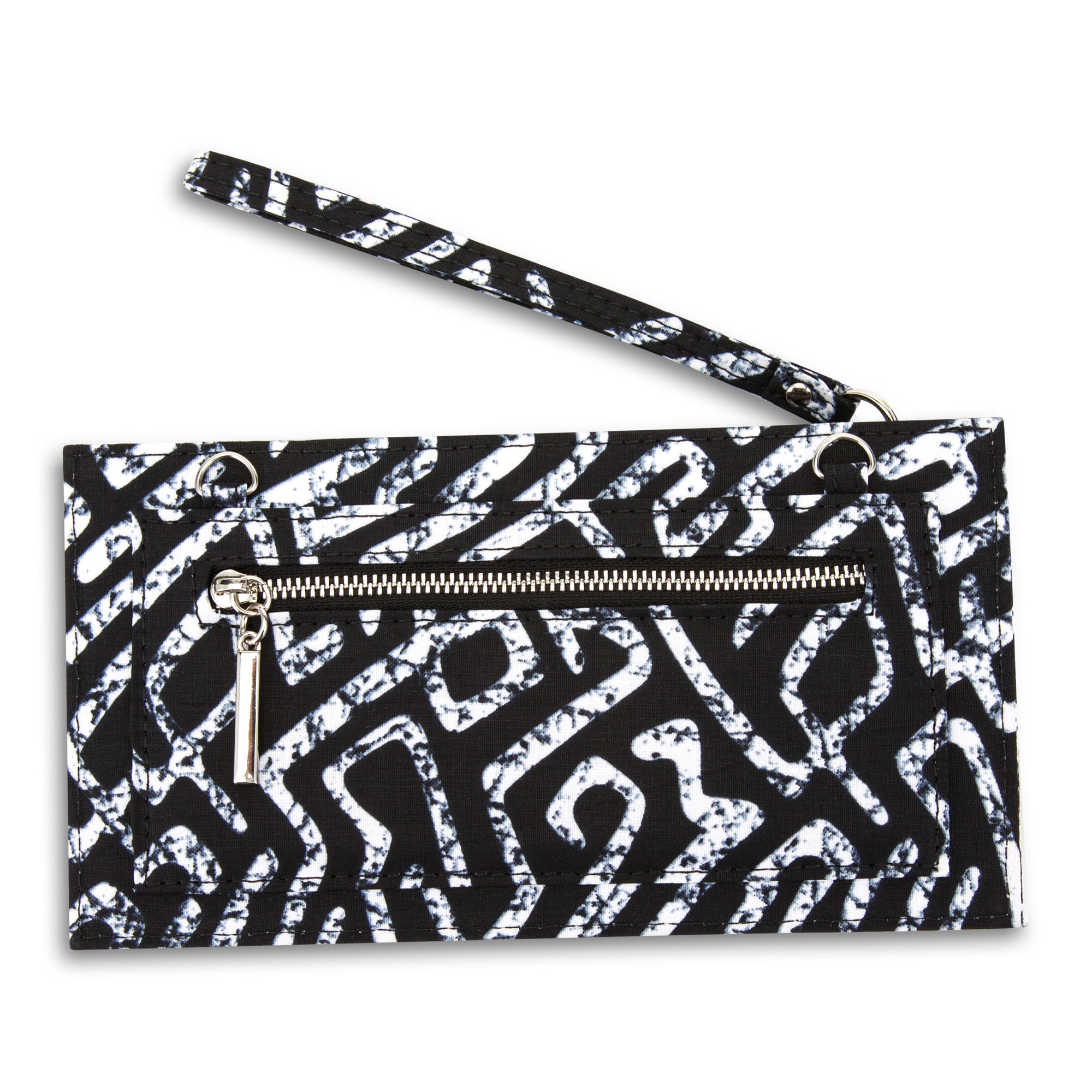 DEKA | Black & White Ankara Wallet