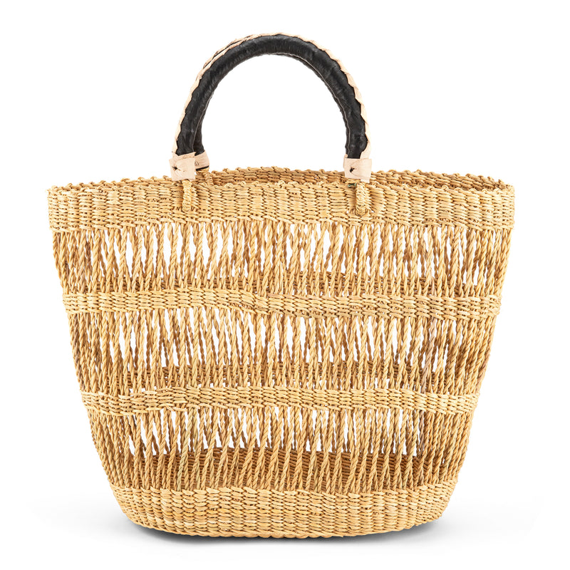 ODOYE Medium See-Through Bolga Basket