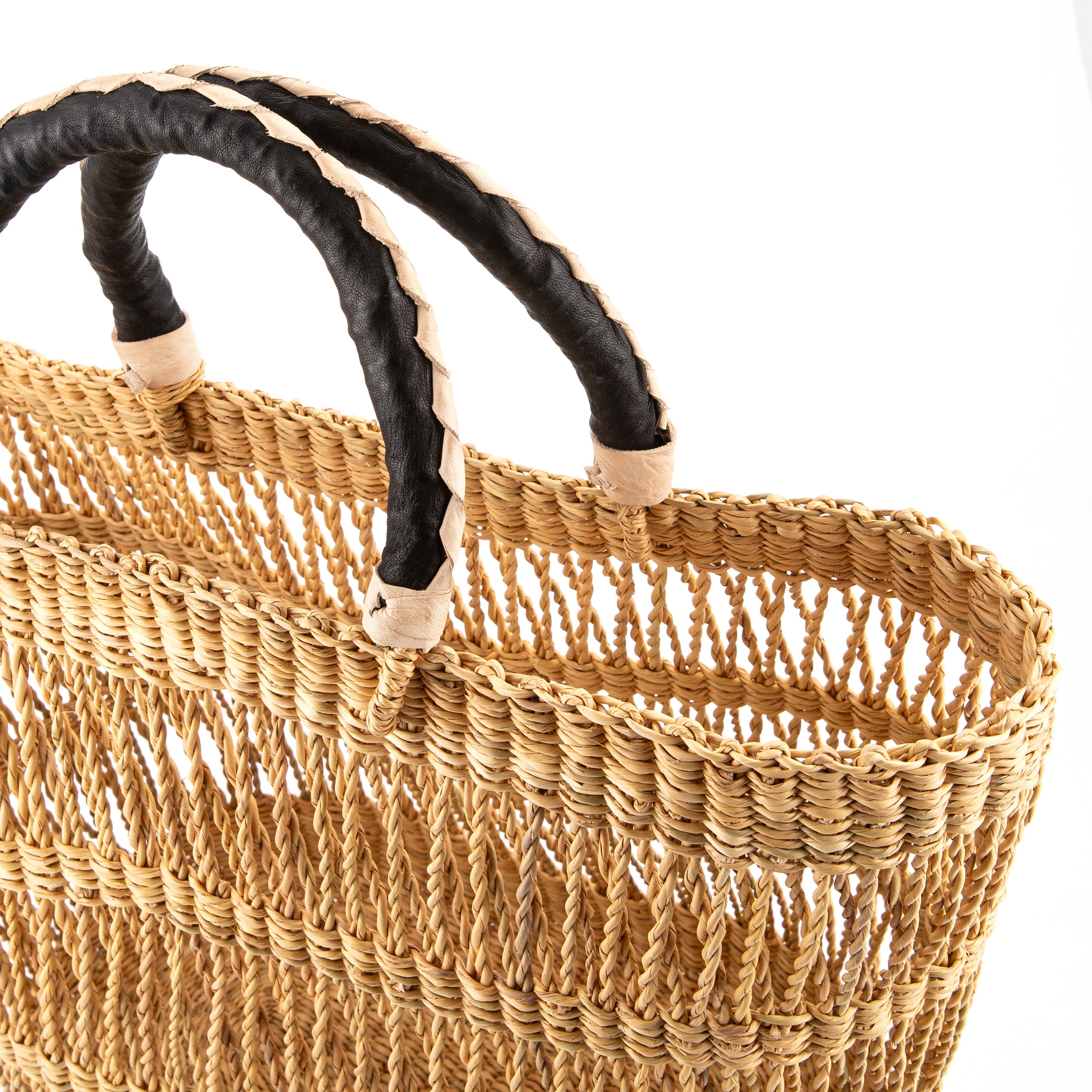 ODOYE Medium See-Through Bolga Basket