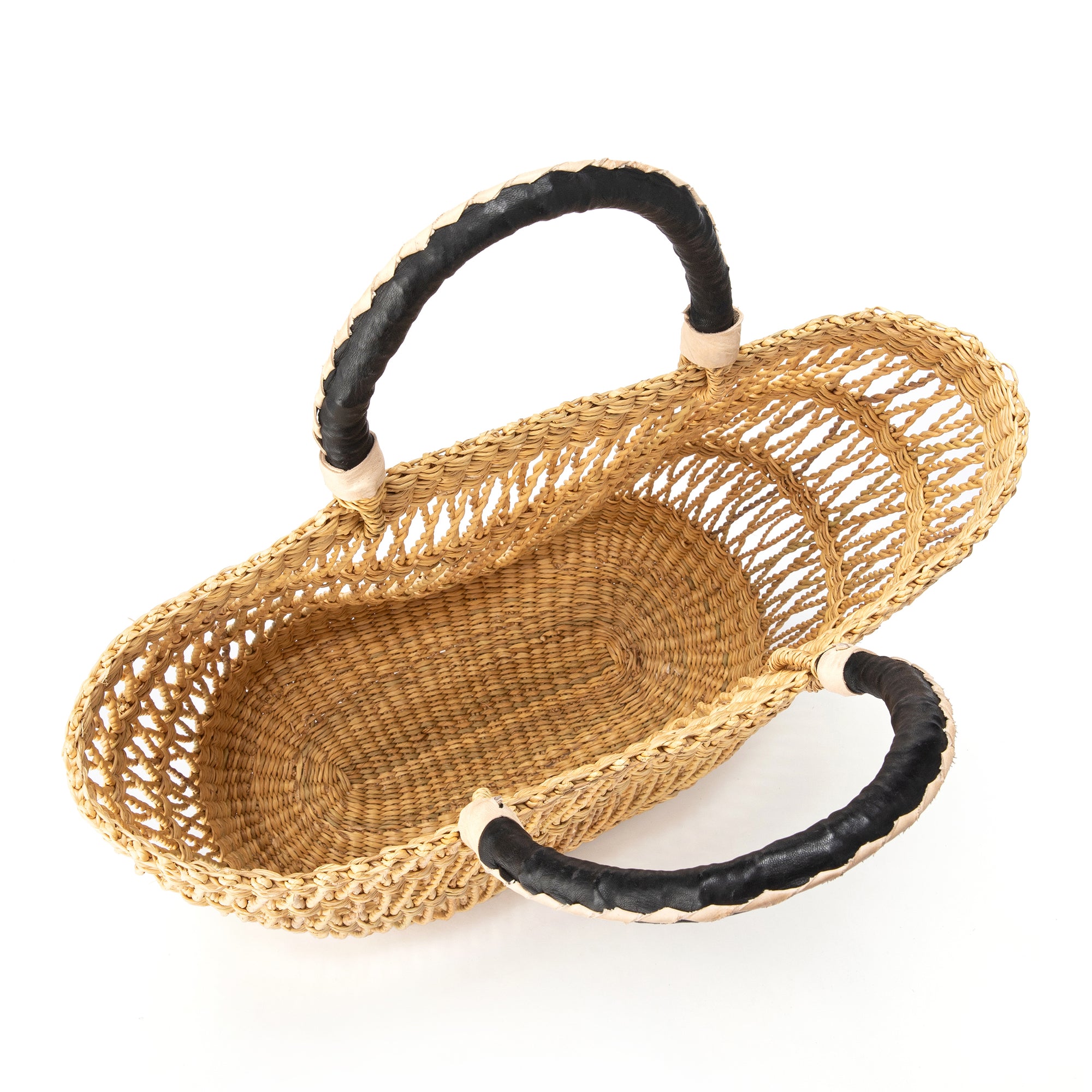ODOYE Medium See-Through Bolga Basket