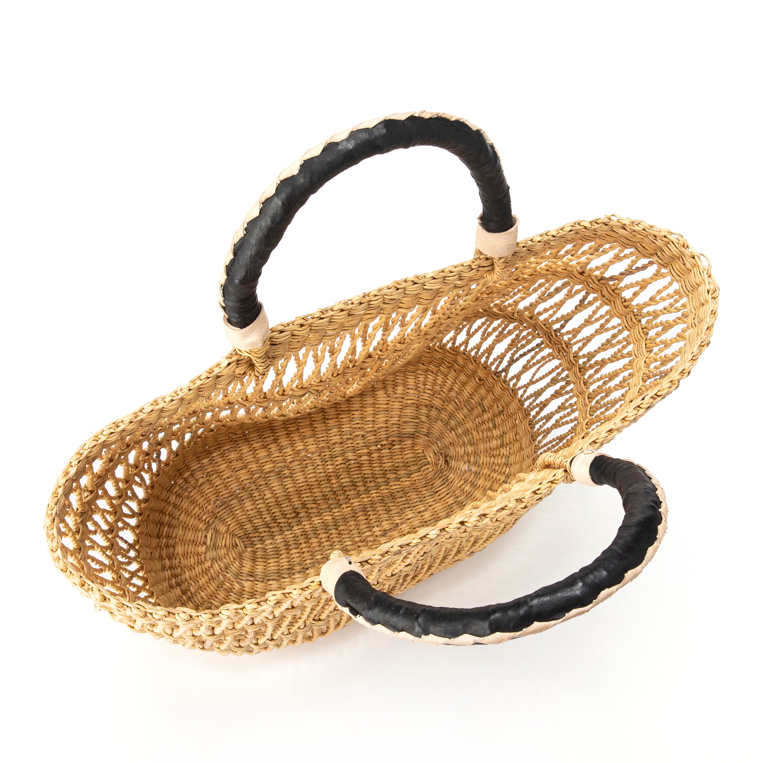 ODOYE Medium See-Through Bolga Basket