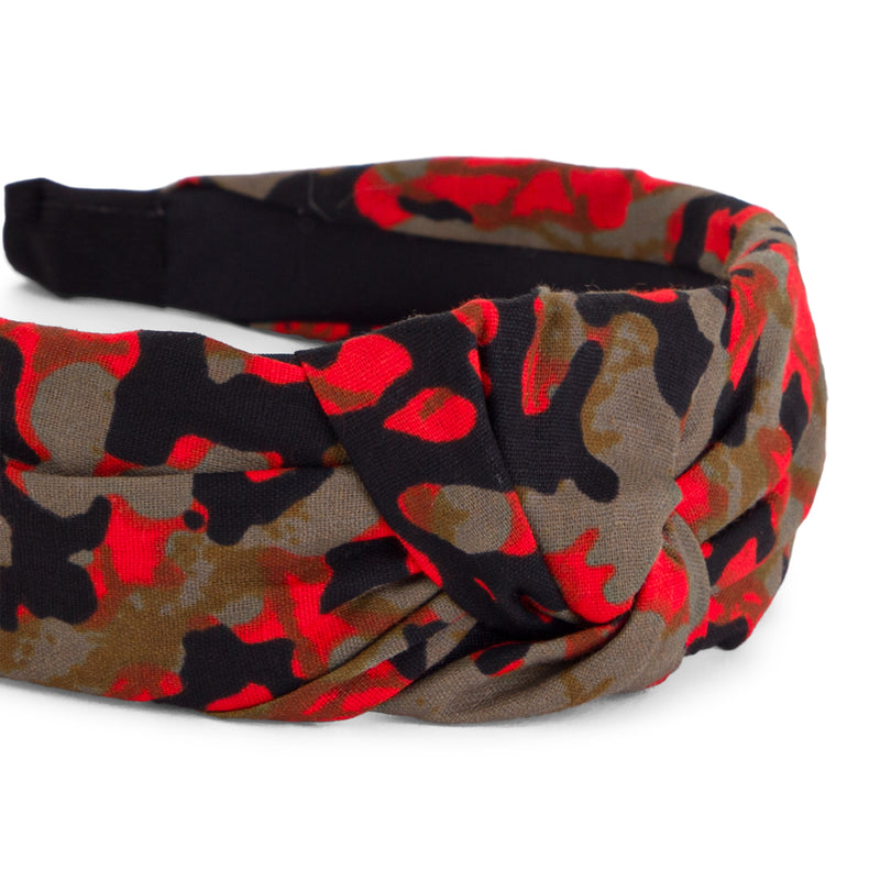 NANA | Orange Ankara Alice Headband