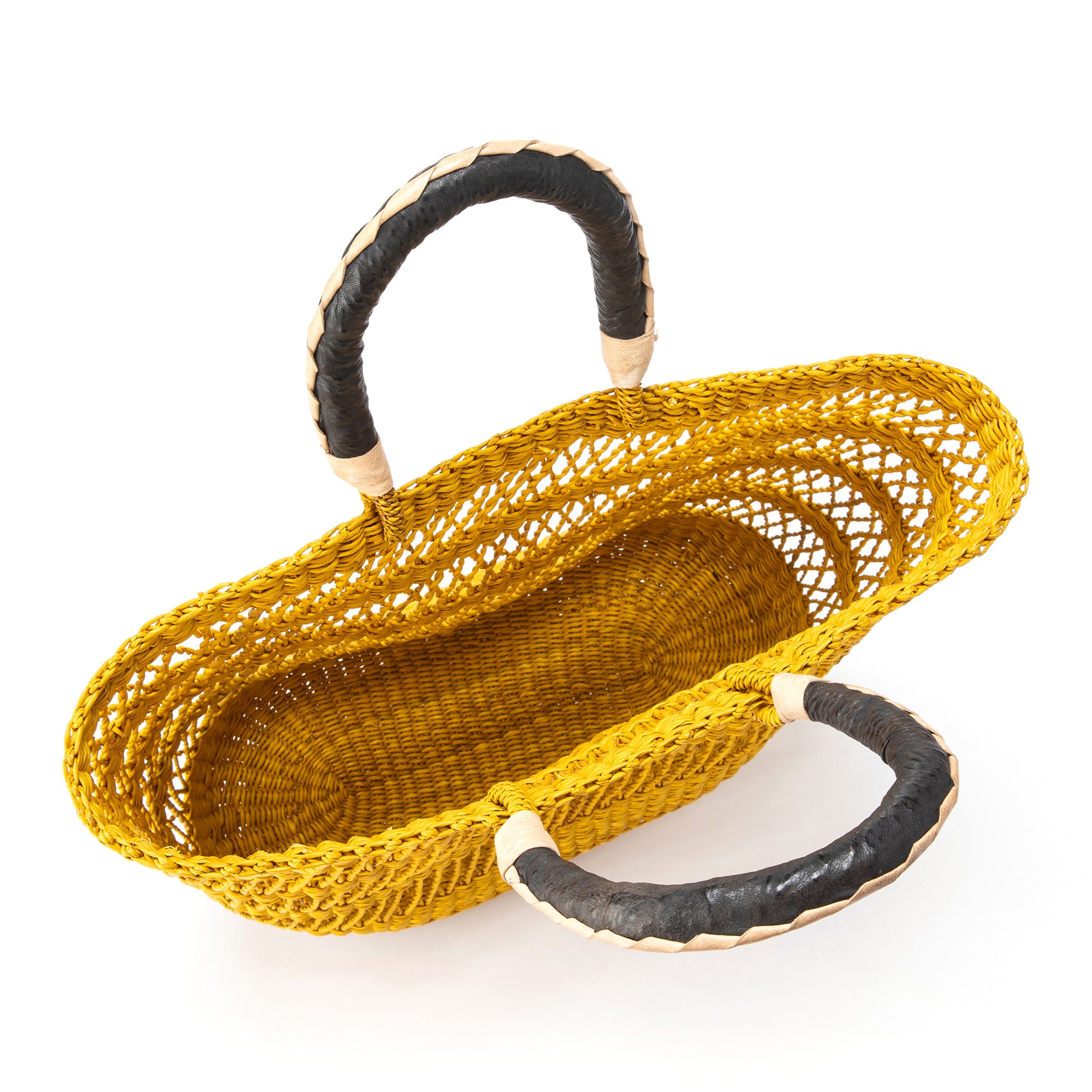 ODOYE Medium See-Through Bolga Basket