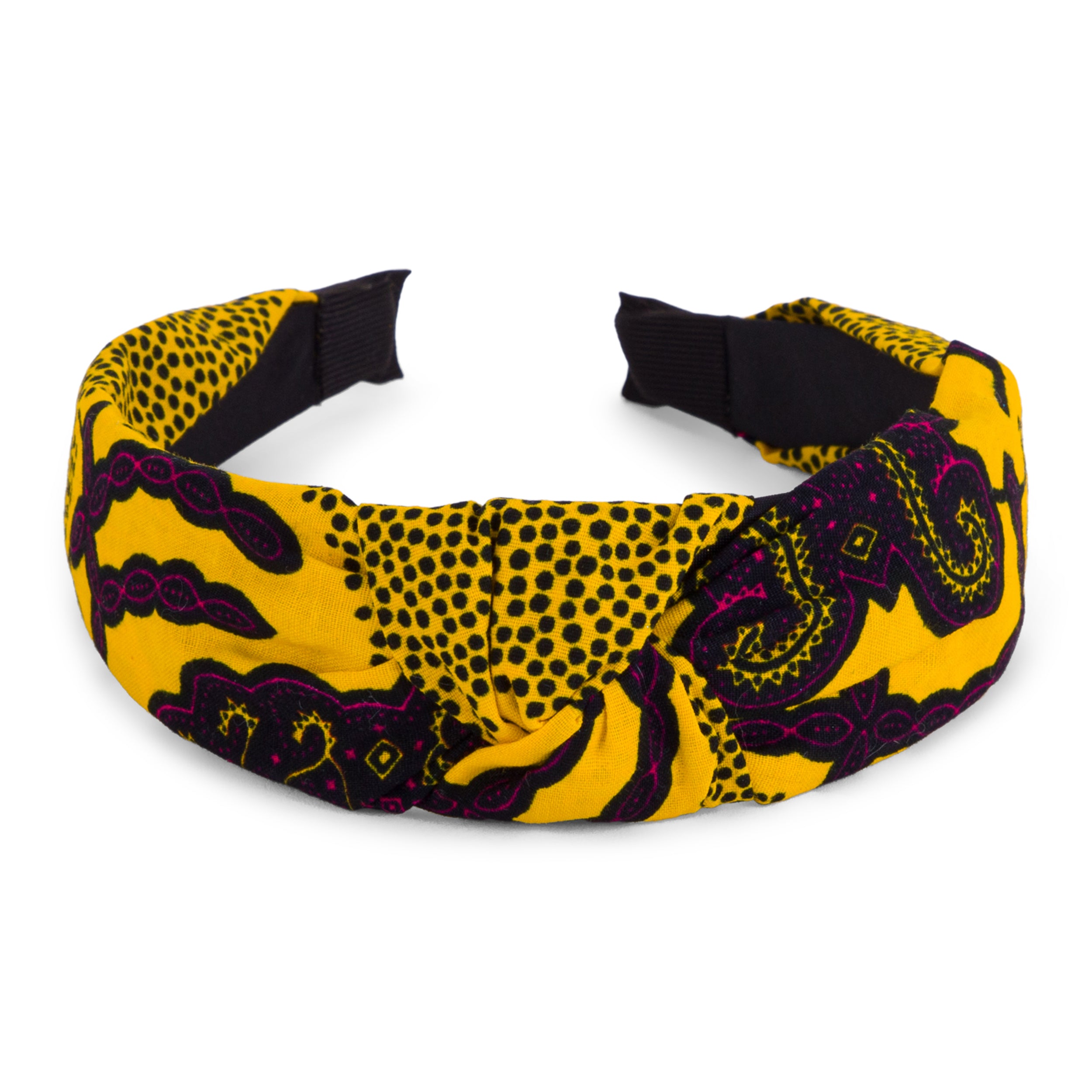 NANA | Yellow Ankara Alice Headband