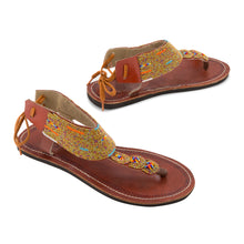 Simba Golden Multicolour Maasai Gladiator Sandals