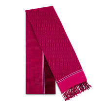 MARA | Pink & Black Kikoy  Scarf/Wrap