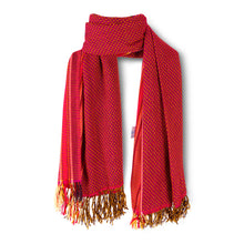 MARA | Deep Pink & Yellow Spotted Kikoy Scarf/Wrap