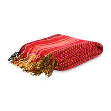 MARA | Deep Pink & Yellow Spotted Kikoy Scarf/Wrap