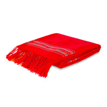 MARA | Bright Orange-Red Kikoy Scarf/Wrap
