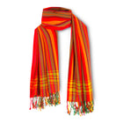 MARA | Red, Orange & Green Kikoy Scarf/Wrap