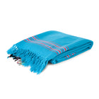 MARA | Sky Blue, Teal, Pink & White Kikoy Scarf/Wrap