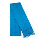 MARA | Sky Blue, Pink & Yellow Kikoy Scarf/Wrap