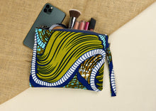 ZOLA | Blue & Golden Yellow Multicolour Ankara Hobo Bag