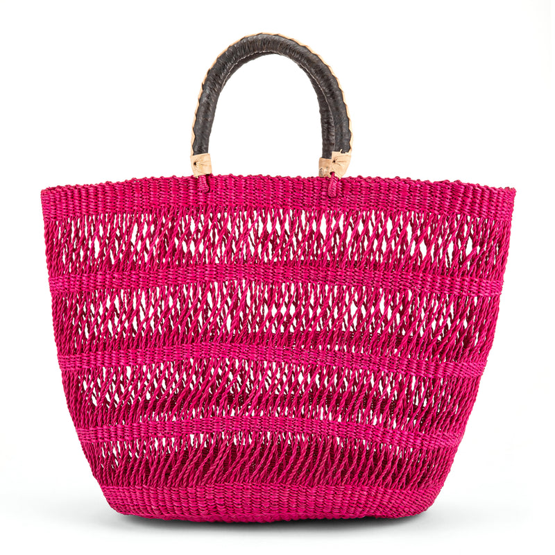 ODOYE Medium See-Through Bolga Basket