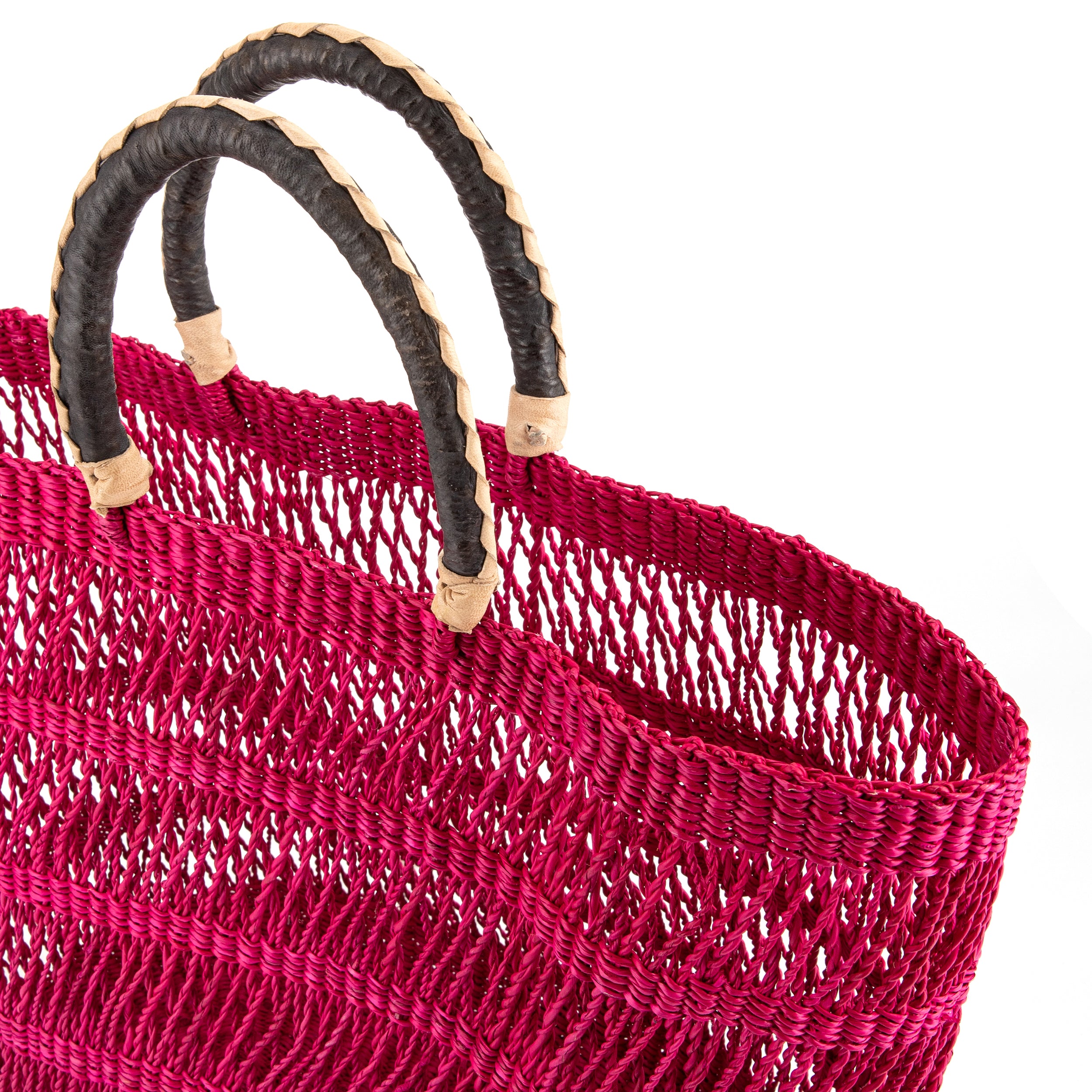 ODOYE Medium See-Through Bolga Basket