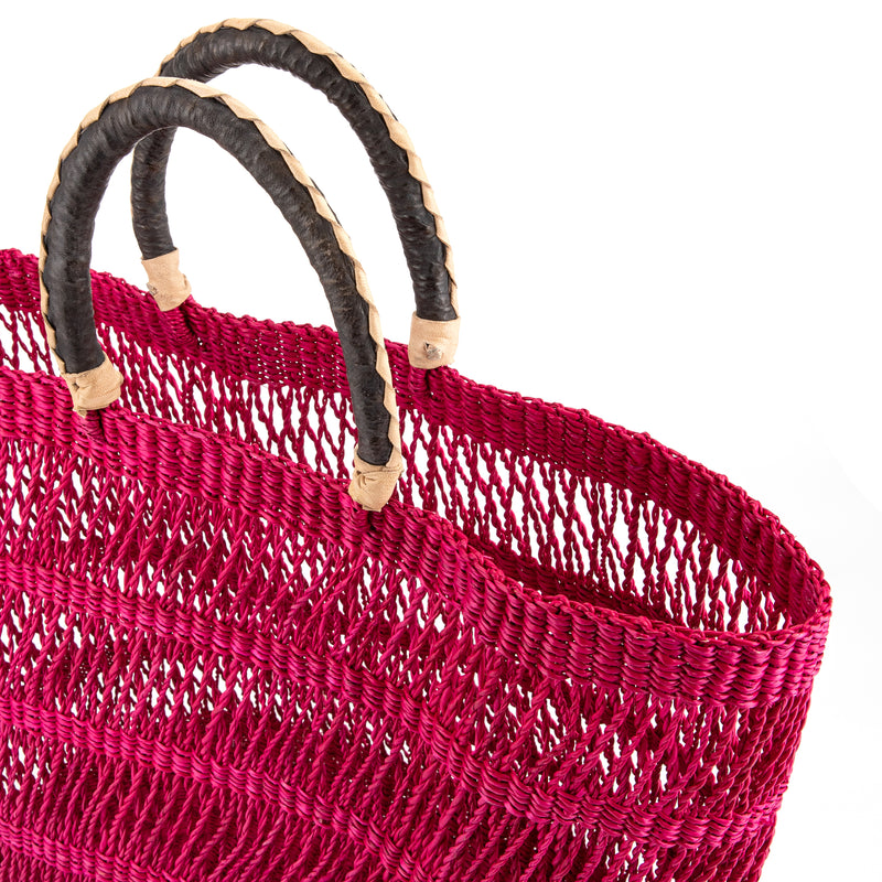 ODOYE Medium See-Through Bolga Basket