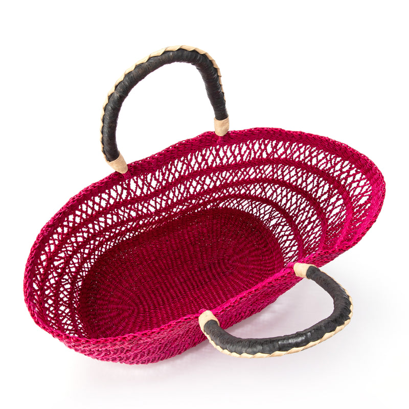 ODOYE Medium See-Through Bolga Basket