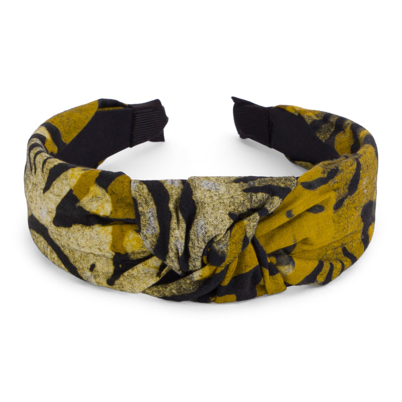 NANA | Mustard Ankara Alice Headband